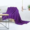 thumbnail image 4 of Unique Bargains Cotton Blanket Decorative Cable Knitted Throw Soft Knit Blankets, 4 of 10