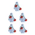 thumbnail image 2 of kurtrusly White Affordable Ghosts Enamel Pin Modern Minimalist Brooche Delicate Intricate Enamel Pin Punk D 5Set, 2 of 6