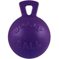 thumbnail image 1 of CHOK Tug-n-Toss Heavy Duty Dog Toy Ball with Handle  6 Inches/Medium  Purple, 1 of 3