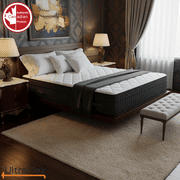 UltraFlex® Opulence 14" Queen Size Medium Firm Mattress – Canadian Pocket Coil Hybrid with Advanced Cooling Gel, Plush Euro-Top & Luxury Edge Support