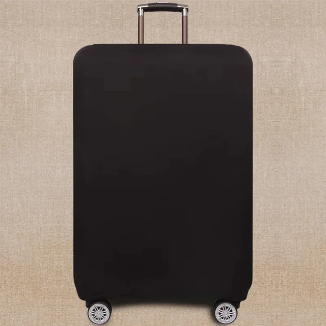 Travel Accessories Luggage Case Suitcase Dust Protective Cover 18-28 Inch Footprints Pattern Series Trolley Case Elastic Cover Black L