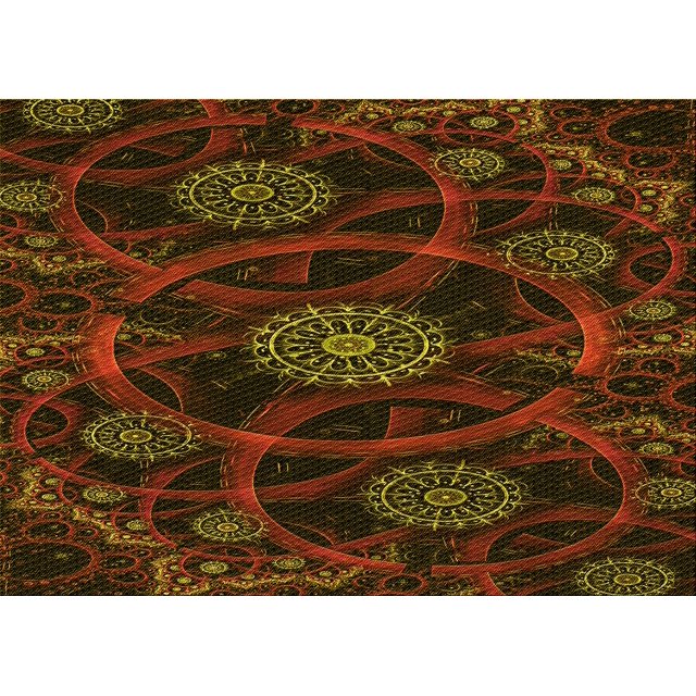Ahgly Company Tapis d'Intérieur Lavables en Machine, Rectangle Transitionnel Brun Bronze Foncé, 3' x 5'