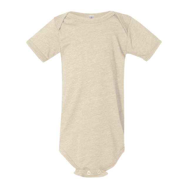 Bella Canvas Cache-Couche en Jersey pour Bébé, 12-18, Gris Chiné Poussière