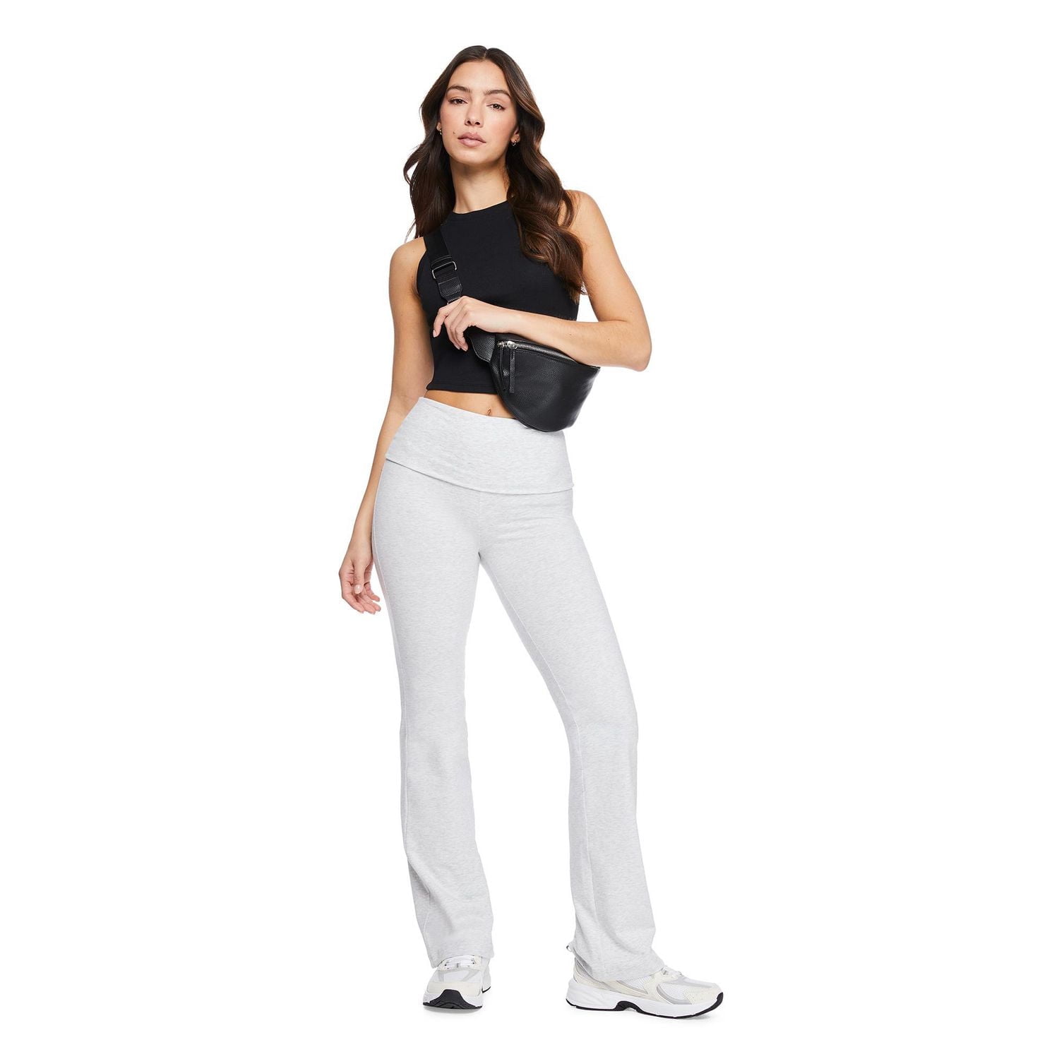 Pantalon évasé avec ceinture repliable No Boundaries pour femmes