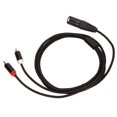 thumbnail image 1 of XLR Male To 2  Cable, HiFi Clear Signal Lossless XLR Y Splitter Cord 3 Pin XLR Cable For Mixing Console, Power , Active Speaker, Microphone, 1 of 8
