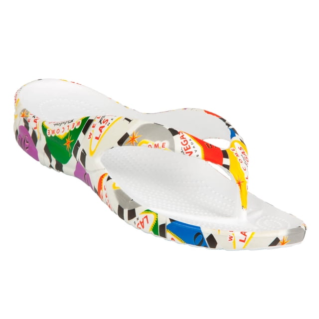 Sandales de Plage Dawgs pour Femmes, Jetons de Poker, Taille 10