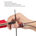 thumbnail image 4 of Archery Thumb Protector Glove, 3 Pcs Lightweight Adjustable  Finger Glove For Traditional Bow, 4 of 8