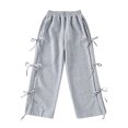 thumbnail image 1 of Pantalon Ample Décontracté Mode Couleur Unie pour Fille, 1 of 4