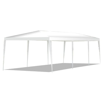 Costway Chapiteau de Mariage Extérieur 10 Pieds x 30 Pieds pour Événements, Auvent de Gazebo