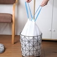 thumbnail image 2 of VONKY Trash Bag Home Kitchen Living Room Drawstring Design Garbage Bag Waterproof Rubbish Pouch, 45x50cm & 72 Pcs/set, 2 of 8