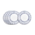 thumbnail image 1 of Mainstays Ink Spiral Print Dinner Plate, set of 4, 1 of 4