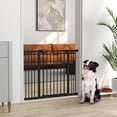 thumbnail image 2 of PawHut 30 Inch High Pet Gate, Dog Gate for Stairs, 29"-39.4" Width, 2 of 9