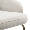 thumbnail image 5 of Bouclair Light Beige Neutral Fabric Bar Stool, 5 of 5