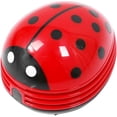 thumbnail image 1 of Cute Beetle Ladybug Cordless Mini Handheld Tabletop Crumb Sweeper Dust Vacuum Cleaner Battery Operated, 1 of 3