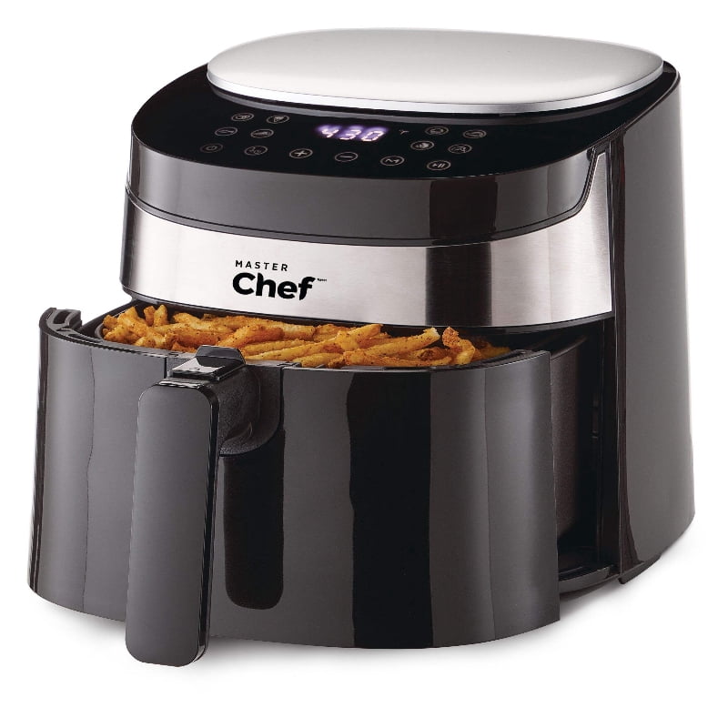 MASTER Chef Non-Stick Electric Air Fryer with Digital Display, 4-qt