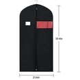 thumbnail image 2 of Sacs à Vêtements Suspendus pour Rangement de Garde-Robe Sac à Vêtements Sac de Complet pour Rangement de Garde-Robe et Voyage Sac à Vêtements Pliable pour Suspendre des Vêtements Sac de Complet de Voyage avec Carte d'Identité pour Complets Jupes, 2 of 7