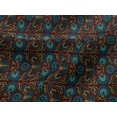 thumbnail image 4 of oneOone Viscose Jersey Fabric Leaves & Floral Block Printed Craft Fabric BTY 60 Inch Wide, 4 of 4