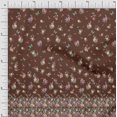 thumbnail image 1 of Soimoi Tissu Poly Georgette Imprimé Insectes & Anémone 1 Yard 52 Pouces de Large, 1 of 5