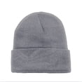 thumbnail image 1 of Tuque Longue Unie à Poignets pour Hommes et Femmes (Gris Pâle), 1 of 2