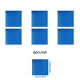 thumbnail image 5 of 6pcs 3D Square Mirror Tile Wall Stickers Self Adhesive for Bathroom Home Decor, 5 of 5