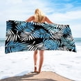 thumbnail image 2 of RXIRUCGD Microfiber Beach Towel: Quick-Dry, Compact, Sand-Free, Absorbent, Sandproof and Lightweight - Perfect for Camping, Beach, and Roadtrips Leaf Beach Towel, 2 of 7