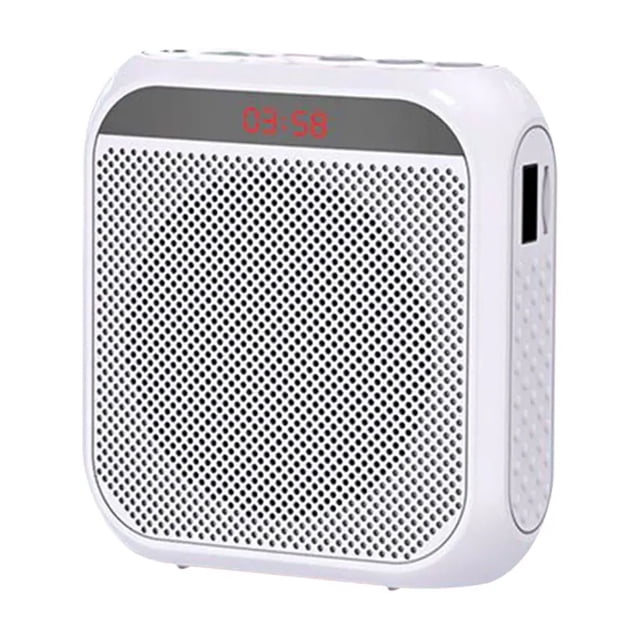 Portable Microphone Loudspeaker Voice Amplifier Recorder Mic Speaker Audio Mini Wired Surround Sound Player For Teacher ,No Screeching Distortion