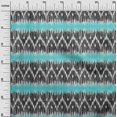 thumbnail image 2 of oneOone Tissu Polyester Lycra Chevron Imprimé Ikat Tissu au Mètre 56 Pouces de Large, 2 of 4
