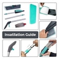 thumbnail image 5 of Magic Floor Cleaning Sweeper Brooms With Microfiber Pads 360° Rotation Flat Spray Floor Mop Broom For Cleaning Home Spin Mop ,Easy to Use, 5 of 5