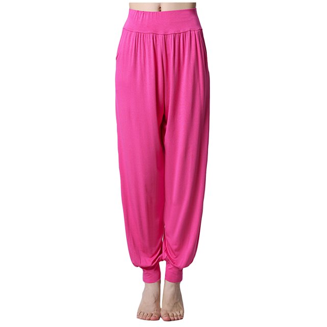Dealovy Yoga Pants Womens High Waisted Belly Control Workout Running Sweatpants Solid Color Jogger Trousers