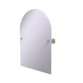 thumbnail image 1 of Miroir Inclinable Supérieur Arqué Sans Cadre avec Bord Biseauté, 1 of 1