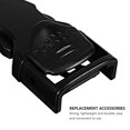 thumbnail image 4 of WHAMVOX 2Pcs Black Adjustable Swimming Fin Buckles for Scuba Diving 4.5X3.5CM, 4 of 8
