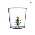thumbnail image 1 of 380ML Christmas Tree Mug Cute Cup Glass Cups Glass Mug Coffee Mug Home Decoratio, 1 of 5