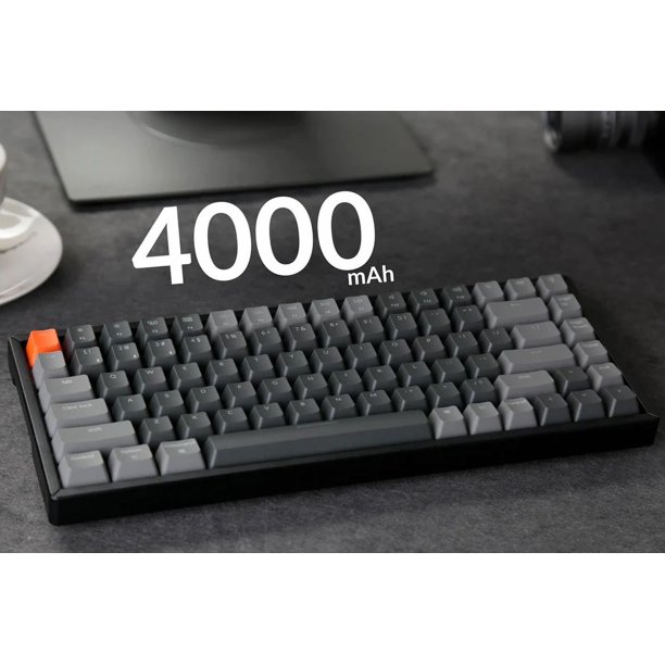 Keychron K2 V2 Wireless Mechanical Keyboard - Black - White LED