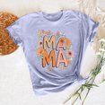 thumbnail image 5 of RKSTN Hauts d'Été pour Femmes Décontractés Coupe Ample Polyvalents T-Shirts Graphiques Mode à Imprimé Floral Respirants Manches Courtes Col Rond T-shirt Blouses, Cadeaux de la Fête des Mères, 5 of 5