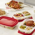 thumbnail image 3 of Contenants de conservation des aliments Rubbermaid avec couvercles EasyFindLids, ensemble de 40 pièces, 3 of 7