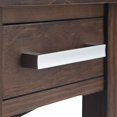 thumbnail image 3 of SIMPLIHOME Kitchener SOLID WOOD 14 inch wide Rectangle Contemporary Narrow Side Table in Warm Walnut Brown with Storage, 1 Drawer and 1 Shelf, for the Living Room and Bedroom, 3 of 5