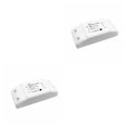 thumbnail image 3 of Wisewang Interrupteur Intelligent Wi-Fi 2,4 GHz Sans Fil pour Téléphone Intelligent, Application, Télécommande, Interrupteur, Module de Minuterie, Accessoires Lumineux, 2 Ensembles, 3 of 6