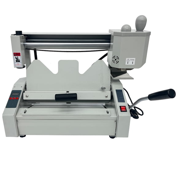 INTBUYING Hot Glue Book Binder Manual Binding Machine for Books Albums Notebooks Binding