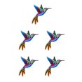 thumbnail image 3 of Wweixi Iron Hummingbird Hanging Home Decor Crafts Ornament Birds Outdoor Blue 5Set, 3 of 6