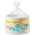 thumbnail image 1 of Great Value Eco Compostable Luncheon Plates , 125 plates, 22.2 cm (8.75’'), 1 of 4