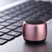 ZZkhGO Mini Bluetooth Speaker, High Volume Steel Cannon, Portable Wireless Audio with Remote Photography