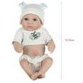 thumbnail image 3 of Realistic Reborn Doll 10 Inch Lifelike Handmade Soft Body Toy Reborn Baby Boy, 3 of 8