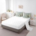 thumbnail image 3 of YST Lake Wooden Style Comforter Set, Rustic Farmhouse Bed in a Bag, Queen Size (7 Count), 3 of 5