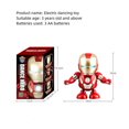 thumbnail image 5 of Dancing Iron Man Robot Toy Electric Singing Iron Man Glows Children's Gift, 5 of 5