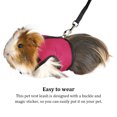 thumbnail image 4 of Decodeary Vest Type Collar Breathable Adjustable Pet Chest Strap Harness Leash Blue M, 4 of 6