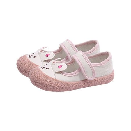 FhsagQ Slippers Kids Shoes Slippers Size 13 Toddler Baby Girl Shoes Rabbit Pattern Sandals Baby Soft Shoe Cover Sandals for 2 to 9 Years Girls Shoes Slippers Size 2 Black 21