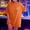 Orange, variant on EGNMCR T Shirts for Women Oversized T Shirts For Women Plus Size Slogan Graphic Drop Shoulder Short Sleeve Tops Summer Loose Pullover Tees