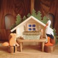 thumbnail image 1 of IFANLANDOR Mini Model Toy 1Piece Adorable Miniature Basket Khaki Color for Children and Parents, 1 of 5