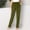 Green, variant on yardsong Women's High Waisted Tummy Control Dress Pants - Stretchy Elastic Waist Loose Fit Work Casual Pants with Pockets Dark Gray,XL
