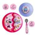 thumbnail image 2 of Disney Minnie Mouse Mealtime Set with Divided Suction Plate, Bowl and Spoon, 2 of 6